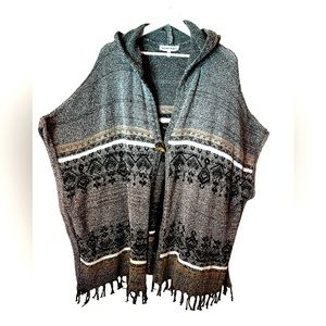 Boho sweater kimono